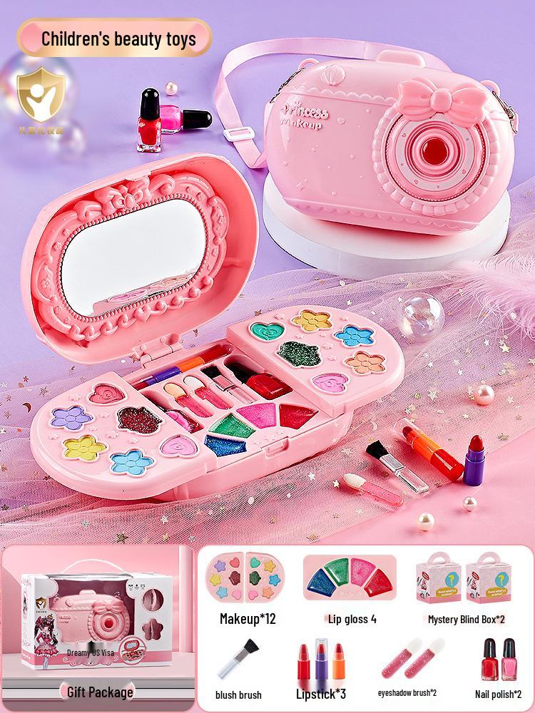 Children's Cross-border Makeup Set: Little Princess Cosmetics & Art Box - Perfect Birthday Gift