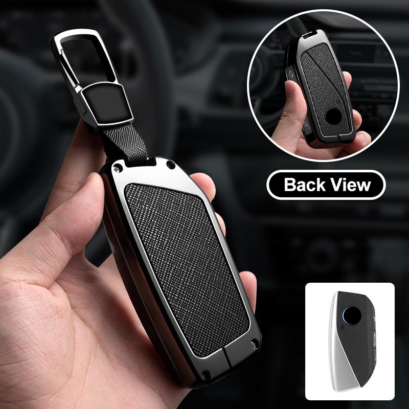 Zinc Alloy Car Key Case Cover For Bmw X1 U11 X7 G07 Xm G09 I7 7 Series G70 Lci Ix I20 U06 G81 M3 Protector Accessaries