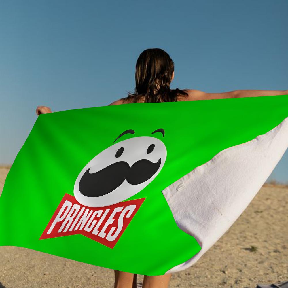 Mode P-Pringles L-LLC Große Mikrofaser-Strandtücher Schnelltrocknendes Handtuch Sandstrandtücher Handtuch für Pool Reisen Schwimmbad Yoga