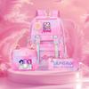 K-Pop Witch Hunters Cartoon Printed Student Pencil Bag Lunch Bag Three-Piece Backpack