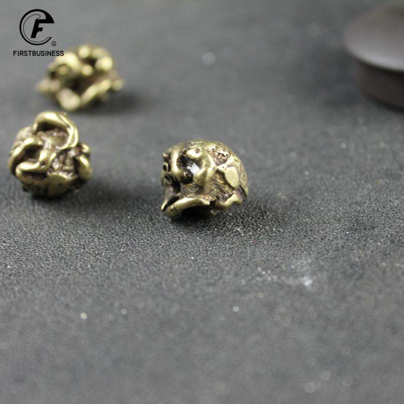 MINI Lord Ganesha Buddhas Statue Elephant God Sculptures Ganesh Figurines Pure Copper Home Garden Buddha Decoration Model Gift