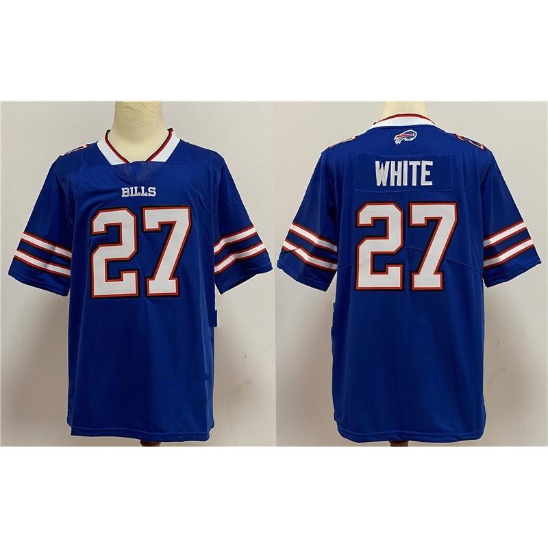 Buffalo Bills NFL Camiseta de Fútbol para Hombre Ropa Deportiva de Equipo Usar Mezcla Sintética Blanco Azul Rojo