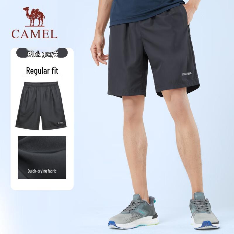 

CAMEL Quick-Dry Breathable Casual Woven Sports Shorts L