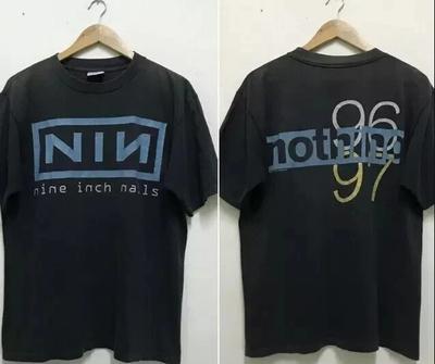Nine Inch Nails Tour 96-97 2 Sided Short Sleeve Unisex T-Shirt Men Women Unisex T-Shirt