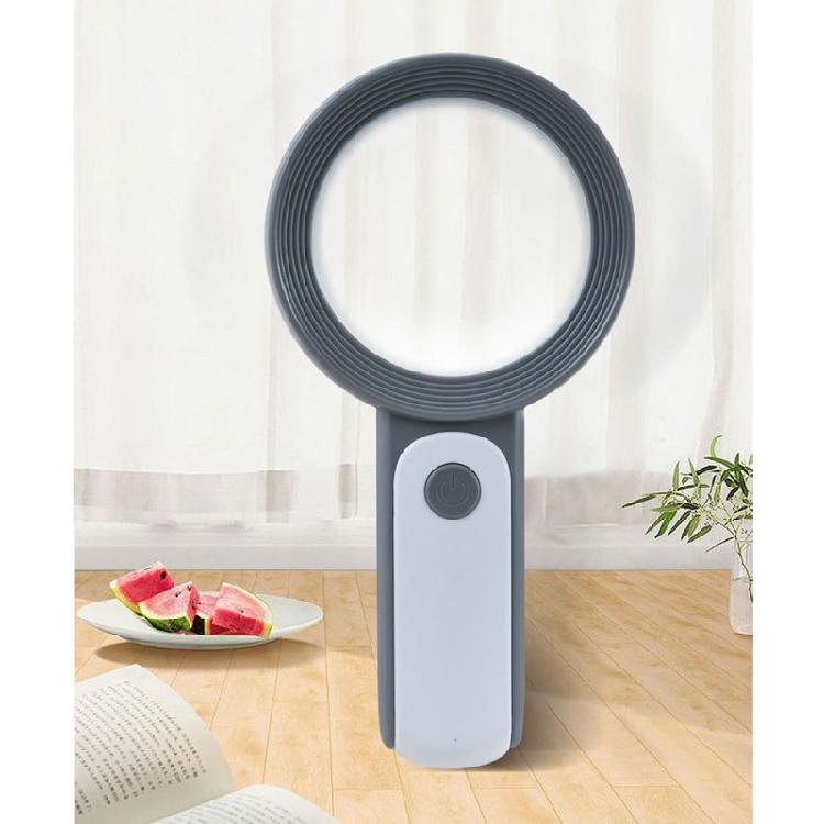 30x Magnifying Glasses with 18 LED lights Cold and Warm Light  Reading Glass