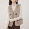 2025 Autumn/Winter Elegant French-Chinese Commuter Fur Vest