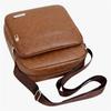 Men's Retro Crossbody Shoulder Bag Large Capacity Lightweight Business Messenger Bag for Travel Trip