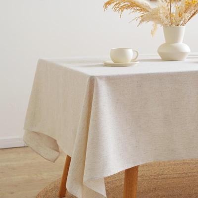 Lexuanxiu Nappe Rectangulaire Minimaliste Nordique en Lin Polyester