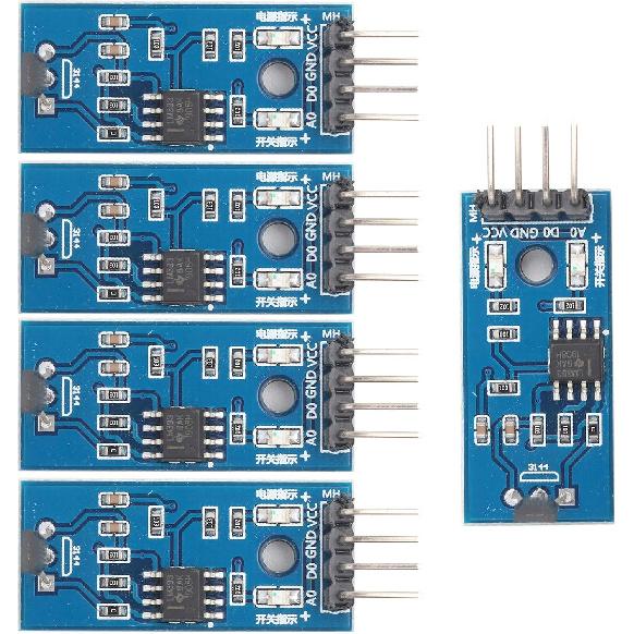 5 Stück 3144E Hall-Effekt-Sensor Magnetischer Sensor Modul Zählsensor Magnetischer Detektor T104