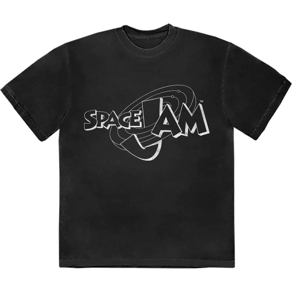 Space Jam T-Shirt: Retro B&W Logo OFFICIAL NEW S