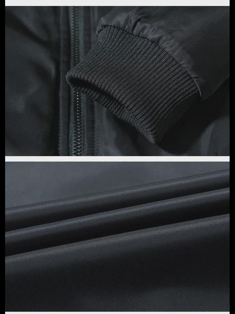 Men's Cross-Border MA-1 Flight Jacket - New Casual Embroidered Trendy Baseball Collar Top