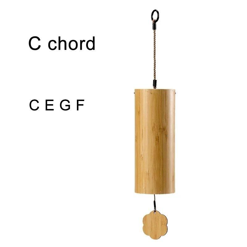 Bambusová zvonkohra Zvonkohra Zvuky Řemeslo Venkovní Zahrada Terasa 8 Tyčí Tóny Zenová Meditace Profesionální C G Am Dm Akord