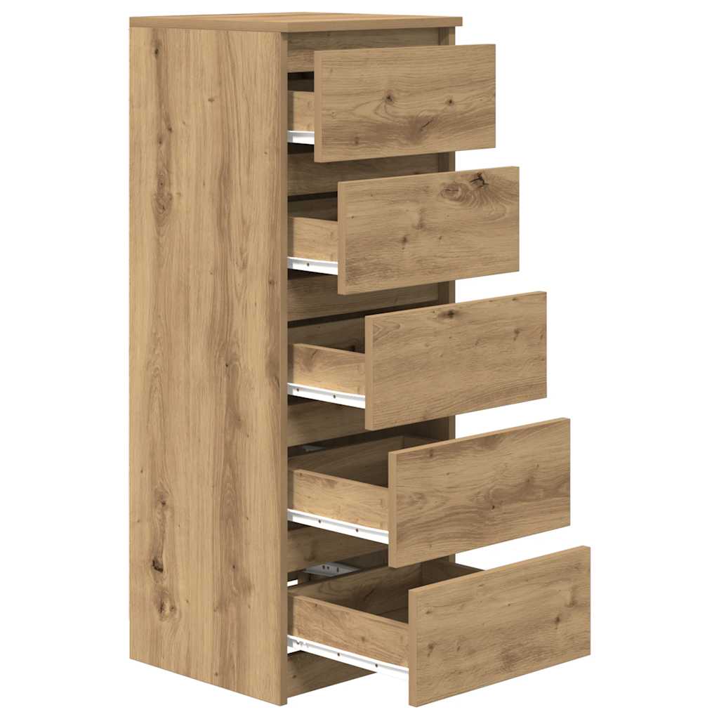 Sideboard with Drawers Artisan Oak 37.5 x 35 x 99 cm