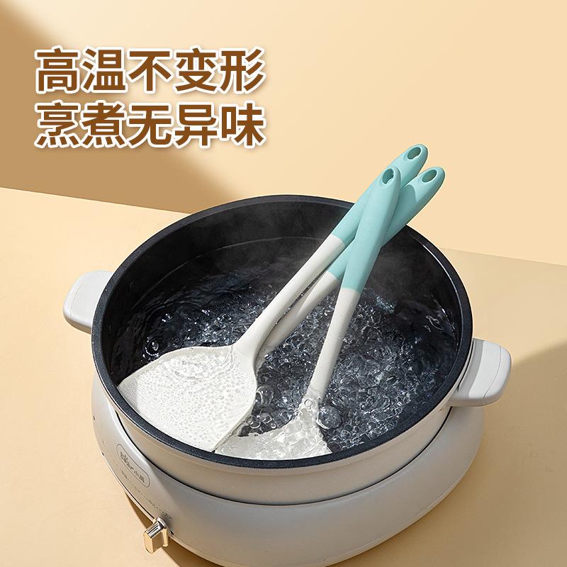 Non-stick Pan Silicone Shovel Cooking Shovel High Temperature Resistant Household Easy Cleaning Silicone Kitchenware Kitchen Spatula Food Grade