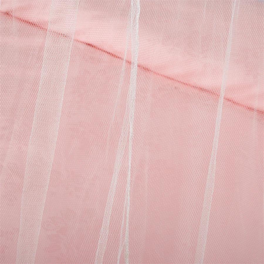 Elgant Hung Dome Mosquito Net for Double Bed Summer Polyester Mesh Fabric Home bedroom Baby Adults Hanging Decor