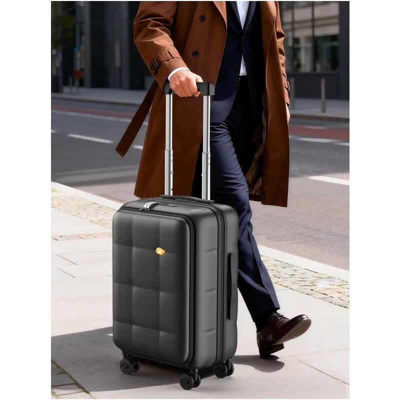 Mangonia PC Carry-on Luggage with Password Lock 20 inch carry-on (1-5 days)