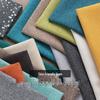 All-Polyester Solid Color Linen-Like Sofa Fabric with Soft Bag Process - Composite Flocking Fine Linen Canvas