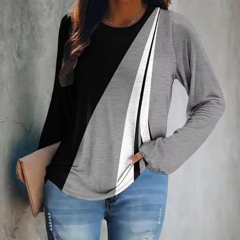 Vibrant Floral 3D Print O-Neck Long Sleeve T-Shirt Fashion Pattern Women Clothing Casual Y2k Clothes Harajuku Female Clothing