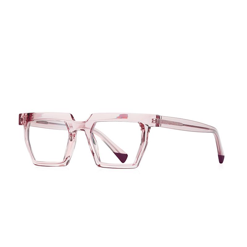 

Champagne Frame Polygon Prescription Eyeglasses With Diopters Plus TR90 Blue Light Blocking Hyperopia Spectacles 0 +0.5 +0.75 To +6 0