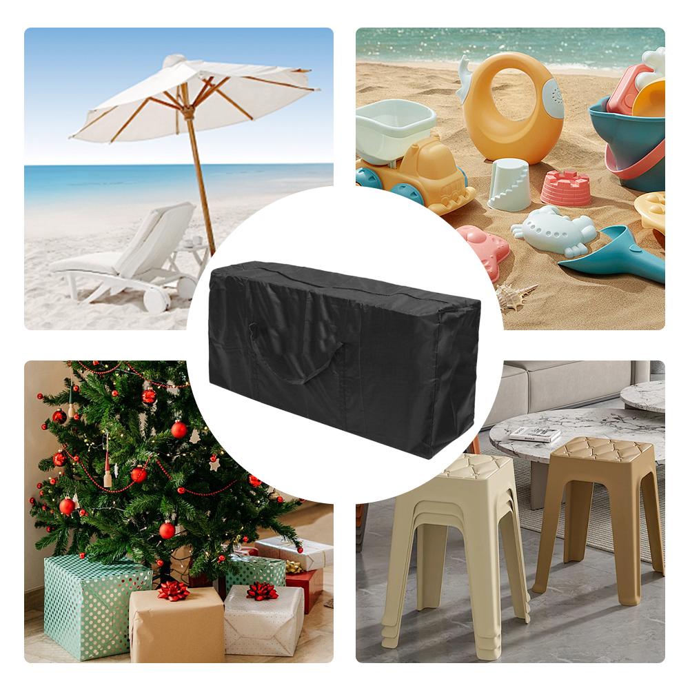 Outdoor Cushion Storage Bag Patio Furniture Cushion Storage Bag Heavy Duty Extra Large Zippered for Furniture Clothes Pillows