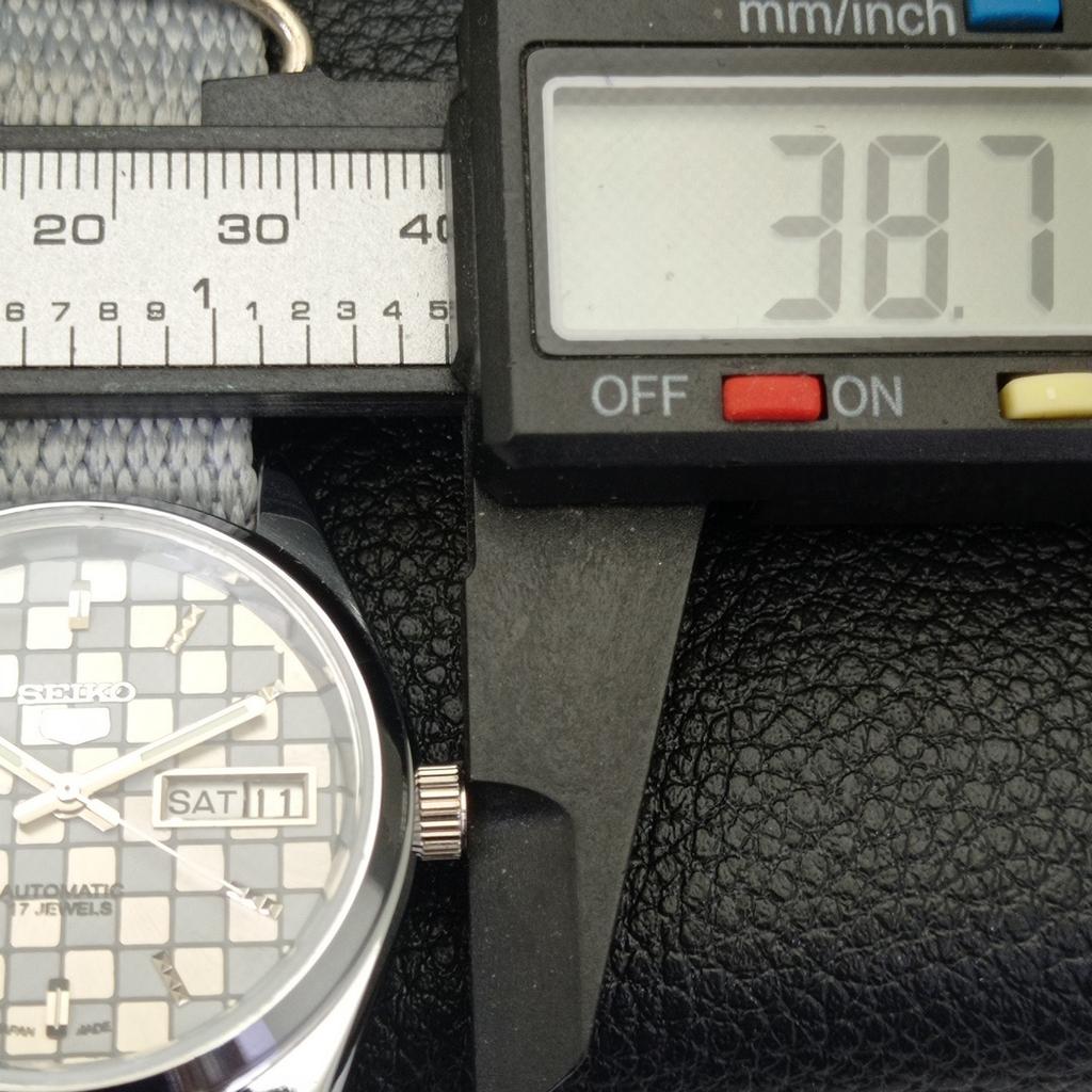 SEIKO 5 AUTOMATIC JAPAN MENS 6309A REFURBISHED GREY COLOR DIAL WATCH a440238-9 Sk-a440238-1