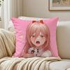 anime violent CChainsaw MMan Cushion Cover Pillowcase Antidustmite living Room Sofa Decor Cushion Room