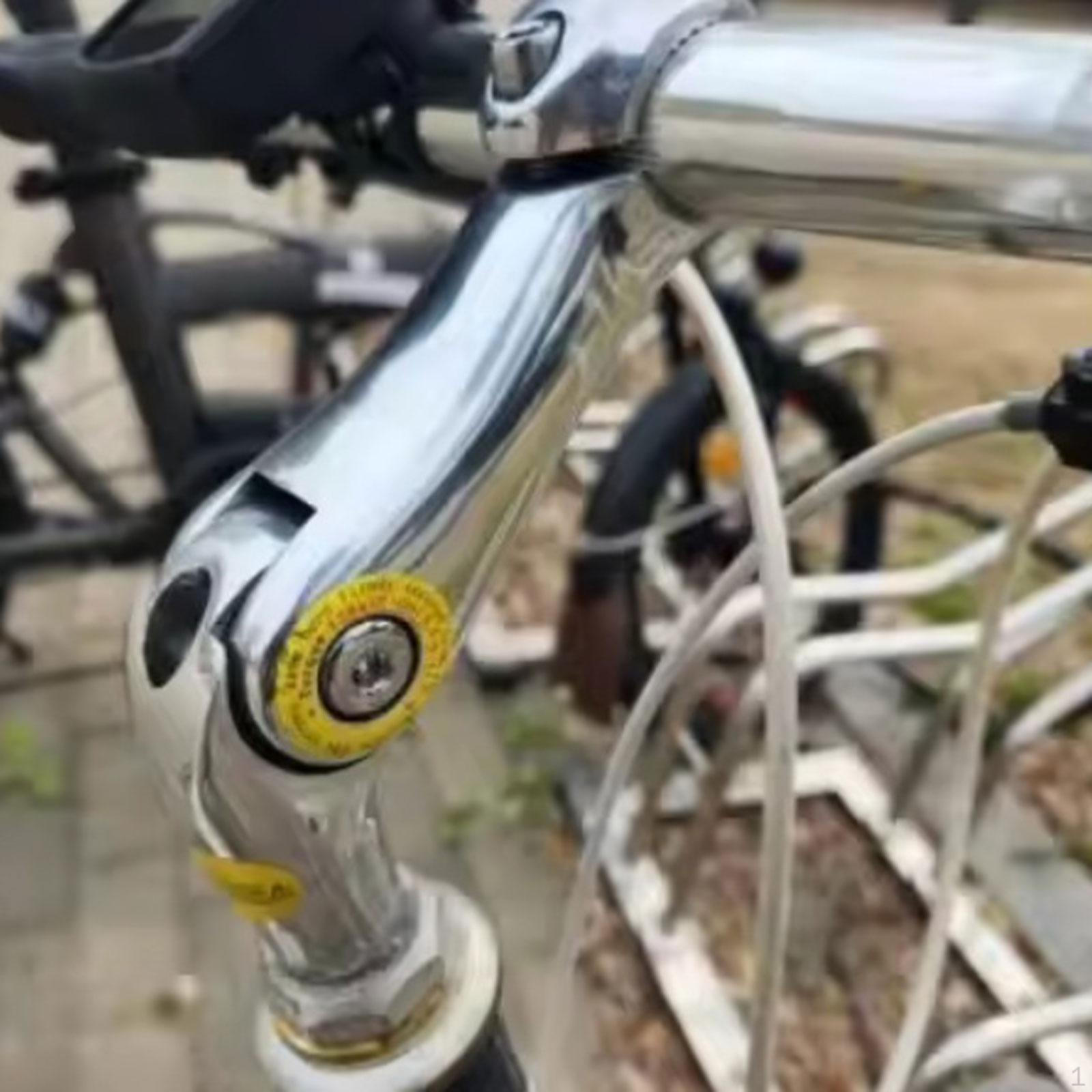 

Aluminum Alloy Quill Stem Cycling Handlebar Riser Road Mountain Part срібний