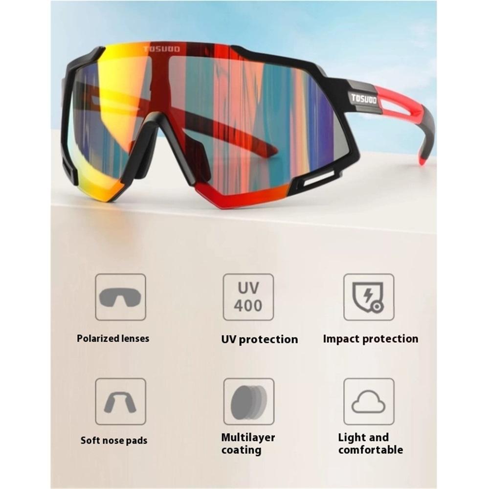 

TR90 bicycle riding glasses, outdoor sports sunglasses черный фуксии