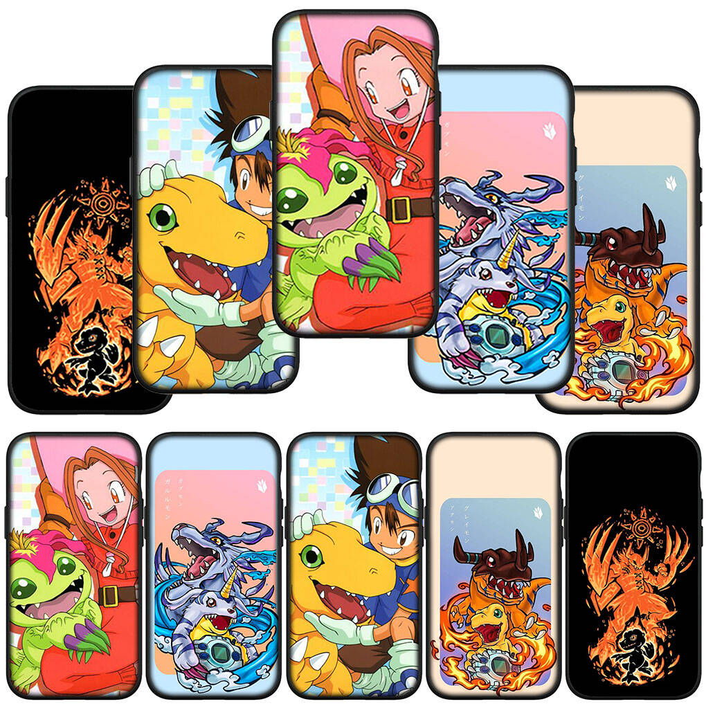 Phone Case for Samsung Galaxy S25 S23 S22 S24 Ultra FE A05 A06 A15 A16 A36 A37 A35 A54 A55 A56 A57 A25 A26 A17 Digital Monster Digimon Adventure Cover