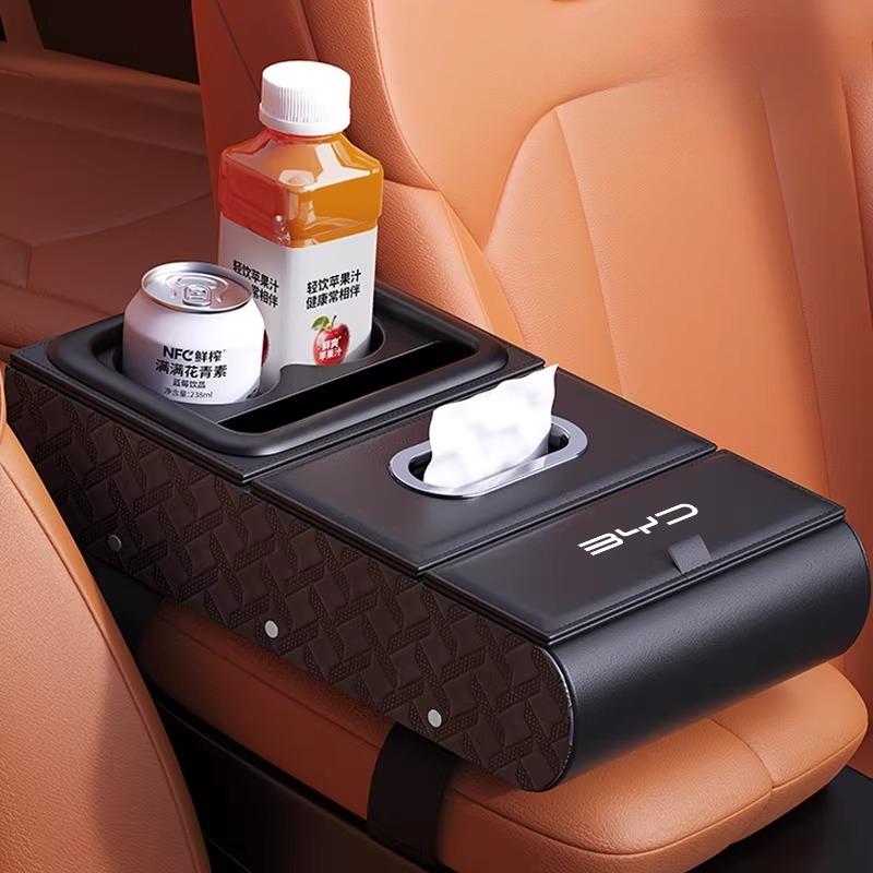 For BYD Dolphin Song L DM-i Qin Plus Car Armrest Box Heightening Pad Multifunctional Storage Box Interior Accessories