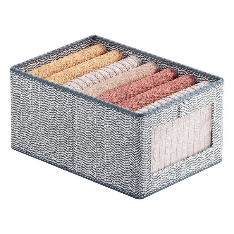 Faltbare Unterwäsche-BH-Aufbewahrungsbox, Kleiderschrank, Kleidungs-Organizer für Jeans, T-Shirt, Aufbewahrungsbox, Schubladen, Trennbox, Stützbrett