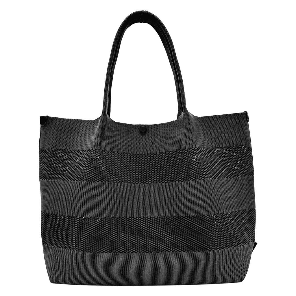 Knit Striped Tote Horizontal 3577 Women's Bag, Type, LT.Medium.Leful.Mixed-A