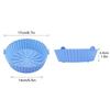 Fryer Silicone Liners Pot Non Stick Soft Easy to Clean Fryer Silicone Pot Bowl Oven Microwave Accessories Gray