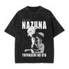 Hot Sale Call of The Night Nazuna Graphic Print Retro Washed TShirts Mens Women Crewneck Cotton Tees Streetwear Oversized Tops