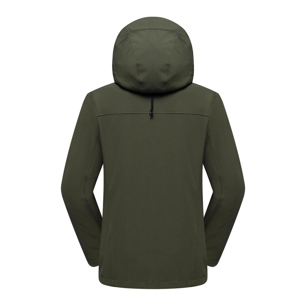 Unisex Softshell Windbreaker: Windproof, Waterproof, Fleece-Lined Jacket for Autumn/Winter
