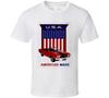 American Made Chevelle Usa Flag Shield Musclecar Gift T Shirt