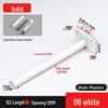 Invisible T-Shaped Shelf Brackets for Concealed Wall-Mounted Bookshelf Support