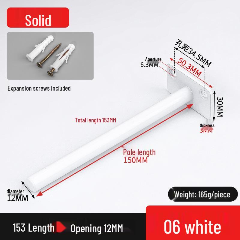 Invisible T-Shaped Shelf Brackets for Concealed Wall-Mounted Bookshelf Support
