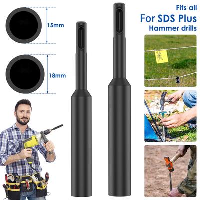 Embout de frappe SDS pour piquets de terre de 5/8 pouce et 3/4 pouce. Outil professionnel pour piquets de terre. Tige de frappe pour la terre durcie durable.
