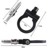 Universal Car Front Bumper Screw-on Tow Hook Aluminum 16mm Tow Hook Front Rear R