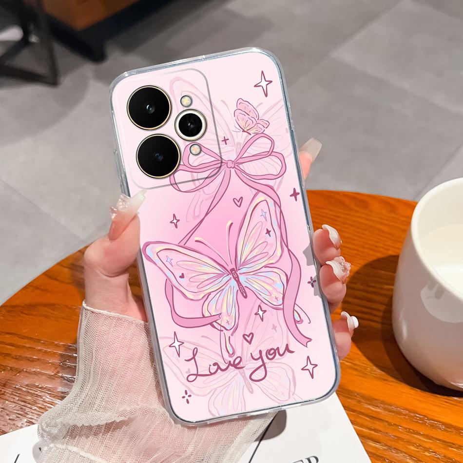 For Realme 15 Pro 5G Case Colorful Patterns Transparent TPU Silicone Back Cover For Realme15 15Pro Lightweight Phone Bumper