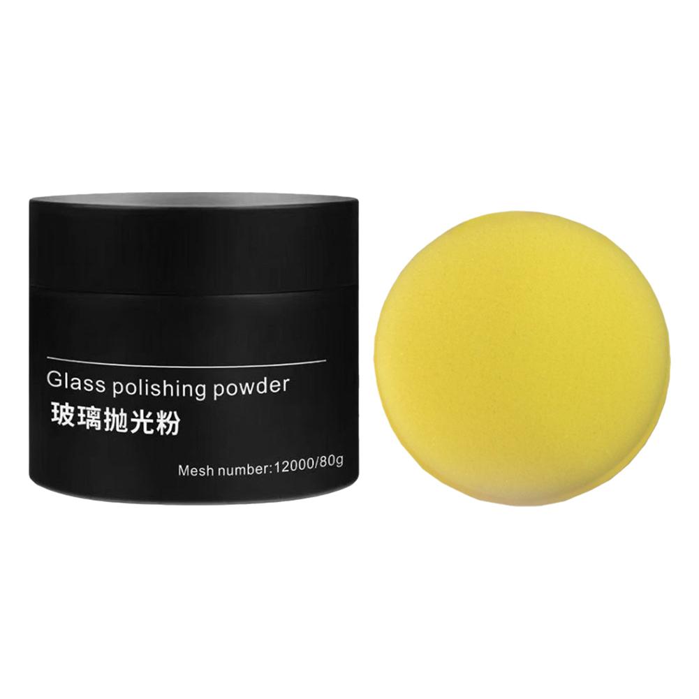 80g Car Glass Polishing Powder Windshield Rearview Mirror Powder Tool Removal For Window Automo W4Q0