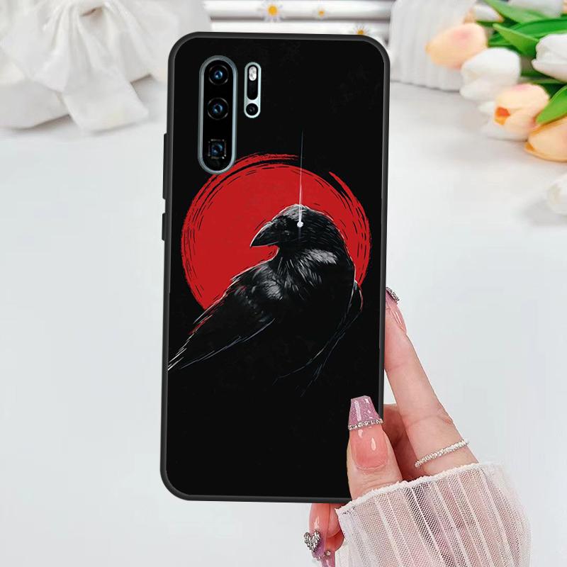 Goth Raven Case For Huawei Nova 3i 7i 8i 11i 10 9 SE 5T Y60 Y61 Y70 Y90 P Smart P60 Pro P30 P40 Lite
