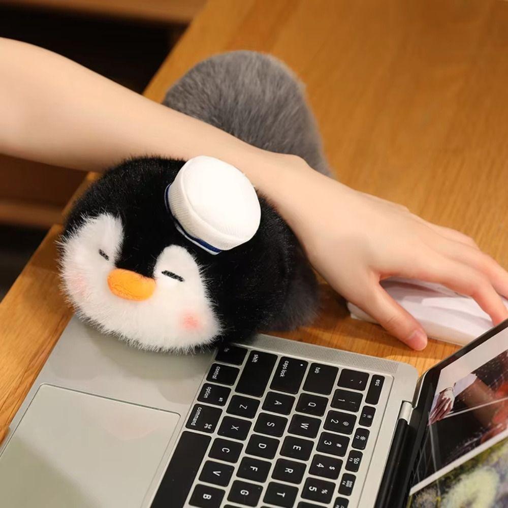 

Fluffy Penguin Cosplay Navy Plush Doll Soft Stuffed Animal Penguin Toy Birthday Parties 25cm