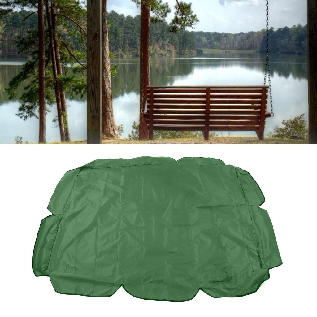 Swing Canopy 210D Silver Coated Oxford Waterproof UV Proof for Outdoor Patio Yard Chair 142x120x18cm