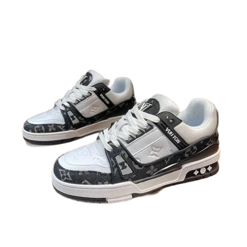 Spring new color matching low-top board shoes breathable and non-slip men's casual shoes