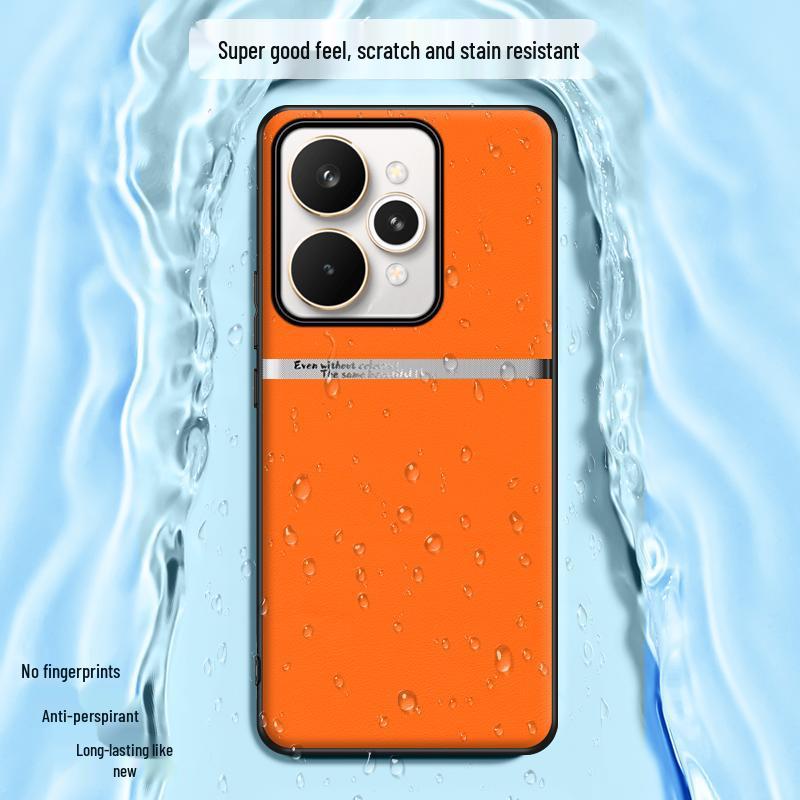 Realme 15 Pro H Liquid Leather Phone Case - Durable, Minimalist, High-End Business Design