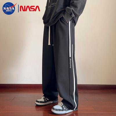 NASA NOAH Men's American Retro Straight-Leg Casual Pants