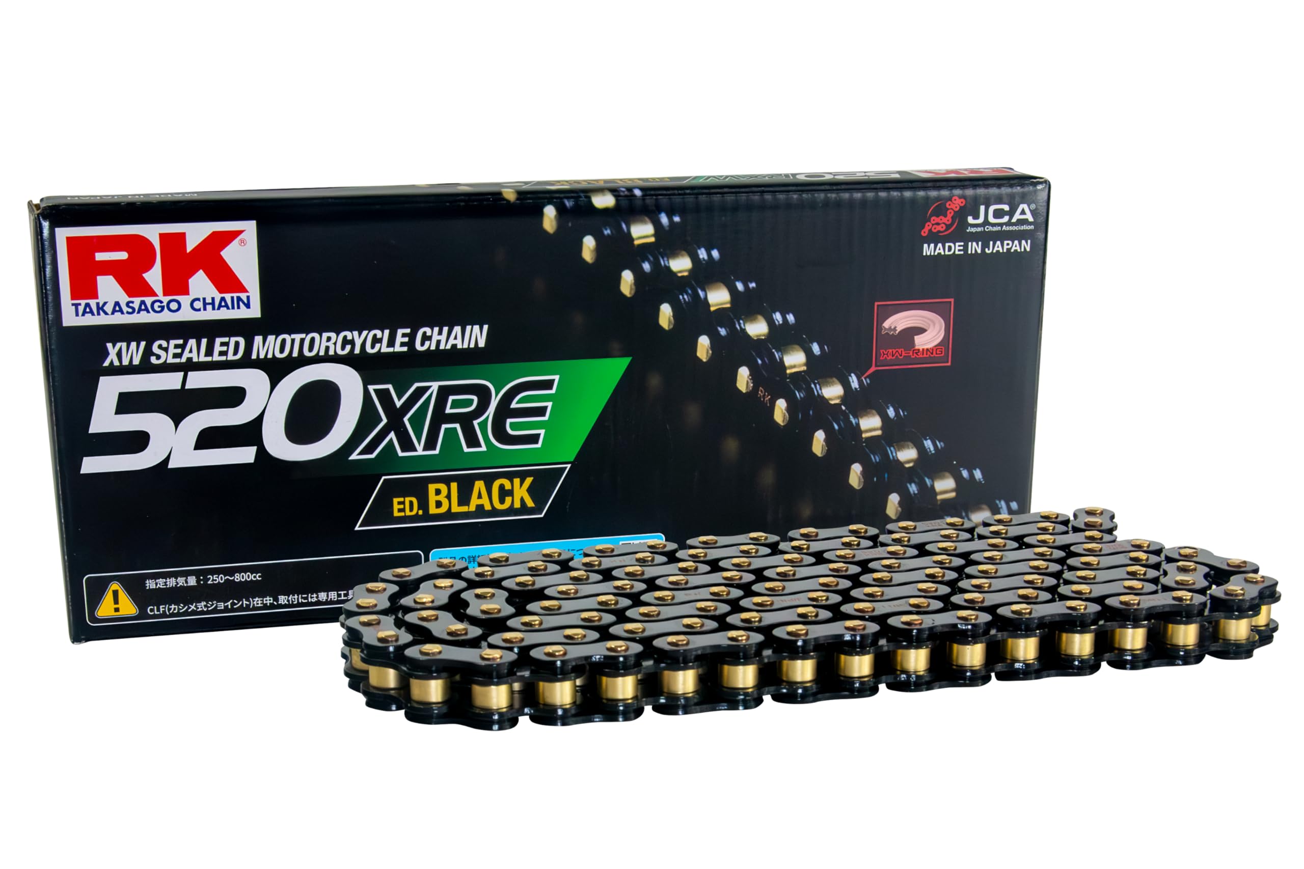 RK Motorcycle Chain ED.BLACK (Black) BL520XRE 120L 120L чёрный