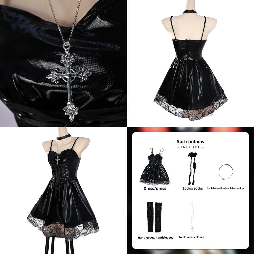 Misamisa Death Note Cosplay Costume With Polyester Skirt For Anime Role Play